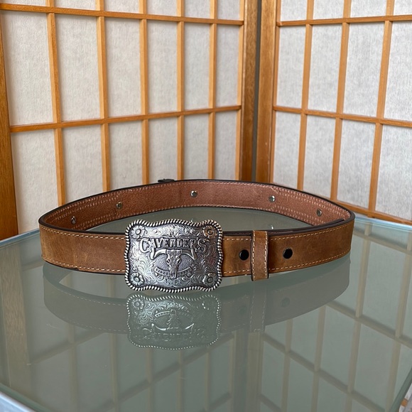 Cavender’s Leather Belt Size 28 - Picture 3 of 14